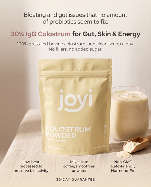 Joyi Colostrum Powder - final PDP hero image