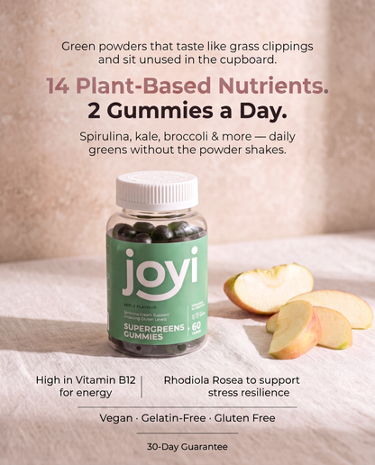 Joyi Supergreens Gummies - final PDP hero image